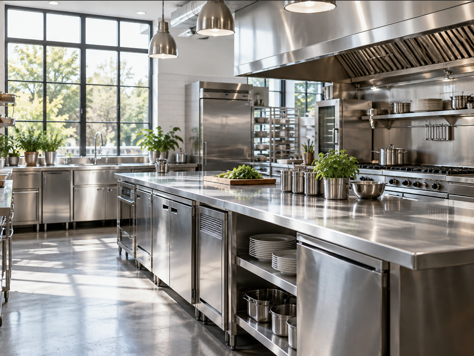 Cuisine professionnelle en inox, un environnement exposé aux blattes
